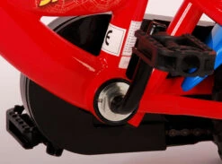 Marvel Spider-Man 10 Inch Boys Fixed Gear Red/Blue -Optimal Bike Store volare spider man 10 inch 20 cm jongens doortrapper rood blauw 8 1017730 1667481144