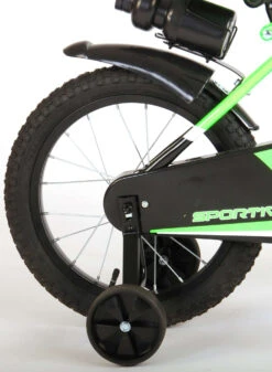 Volare Sportivo 16 Inch 27,5 Cm Boys Coaster Brake Green/Black -Optimal Bike Store volare sportivo 16 inch 275 cm jongens terugtraprem groen zwart 8 530926 20220503081711
