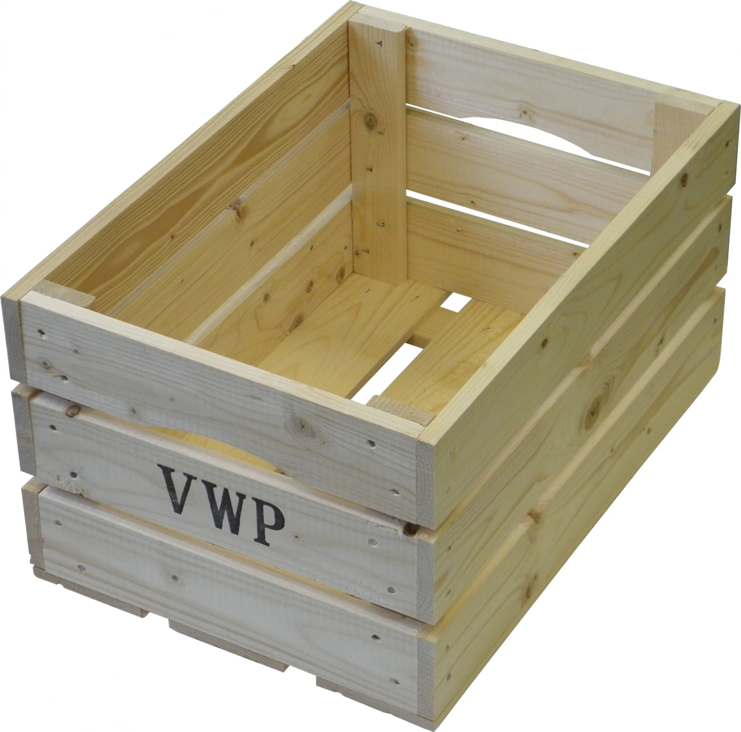VWP Bicycle Crate Wood Natural 40 Litres 3 VWP Bicycle Crate Wood Natural 40 Litres