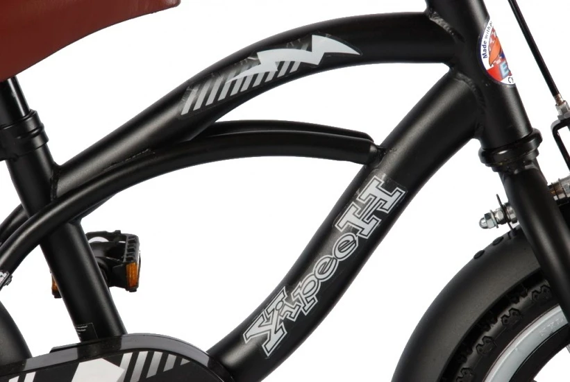 Volare Black Cruiser 14 Inch 25 Cm Boys Coaster Brake Matte Black - Image 2